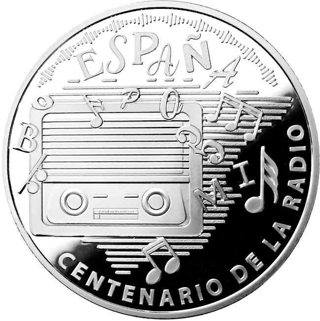 Ver información de la moneda del Centenario de la Radio