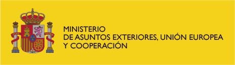 Logo Ministerio de Asuntos Exteriores, Unión Europea y Cooperación
