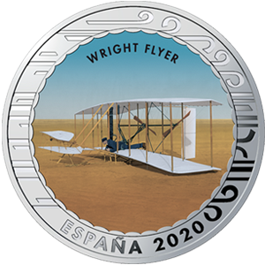 Moneda del Wright Flyer
