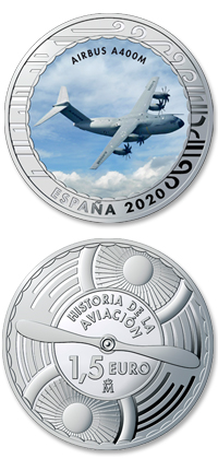 Imagen de la moneda Airbus A400M