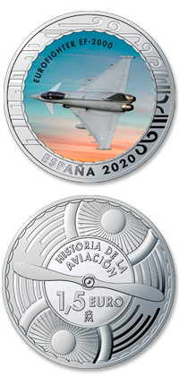 Imagen de la moneda Eurofighter EF-2000 Typhoon