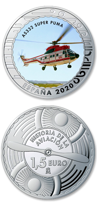 Imagen de la moneda Eurocopter AS 332 Súper Puma
