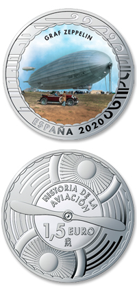 Imagen de la moneda Dirigible Graf Zeppelin